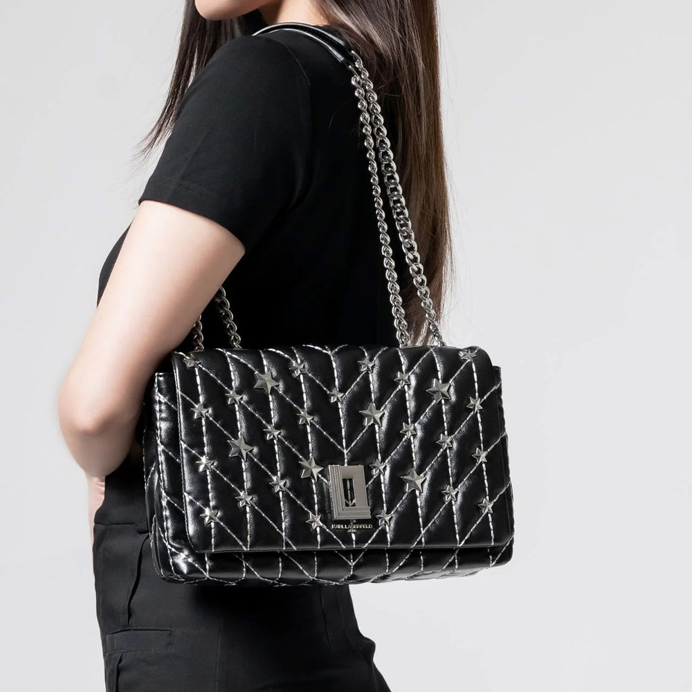 Lafayette Star Studded Shoulder Bag Black