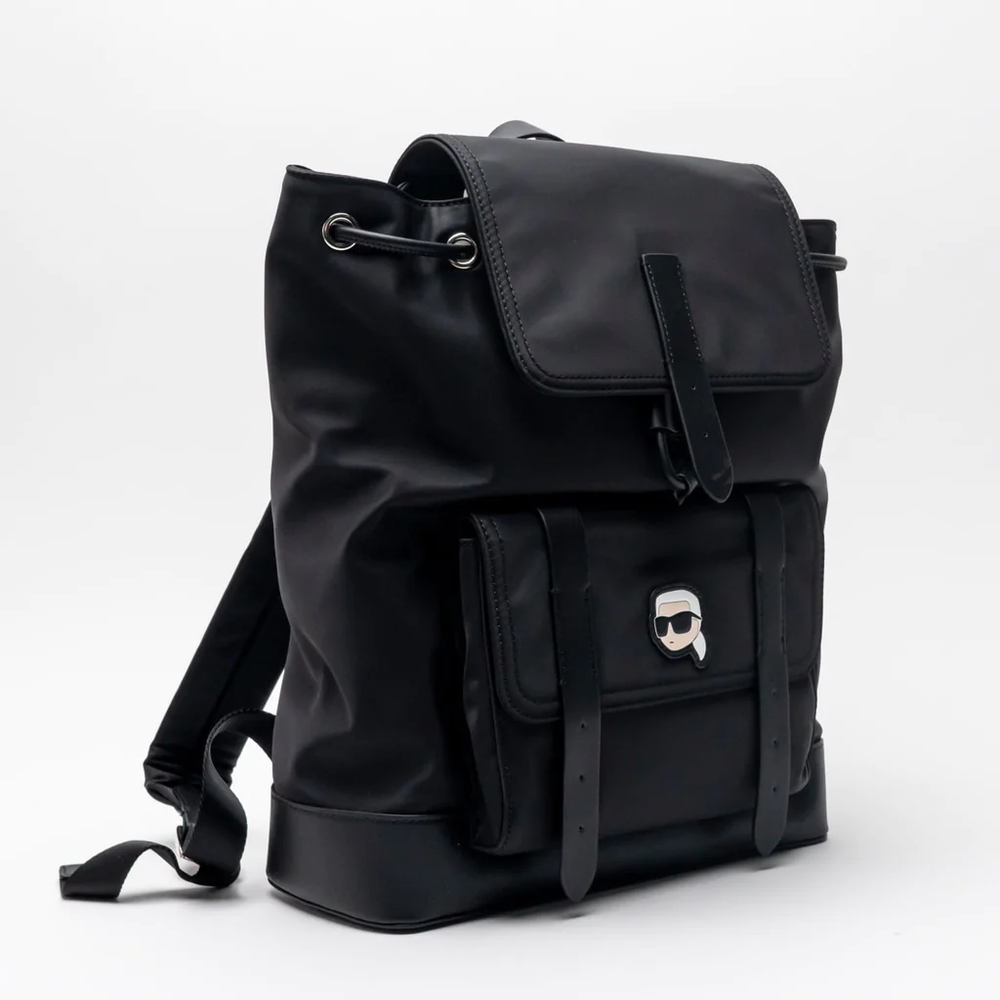 Karl Lagerfeld K/Ikonik 2.0 Nylon Backpack Black