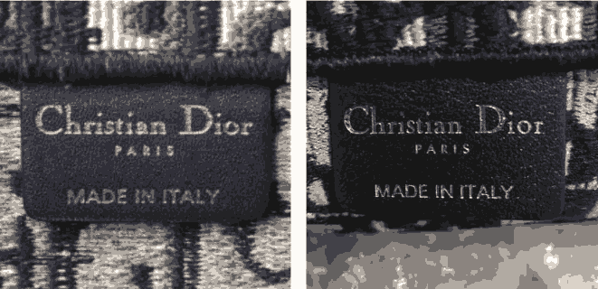 Christian Dior label
