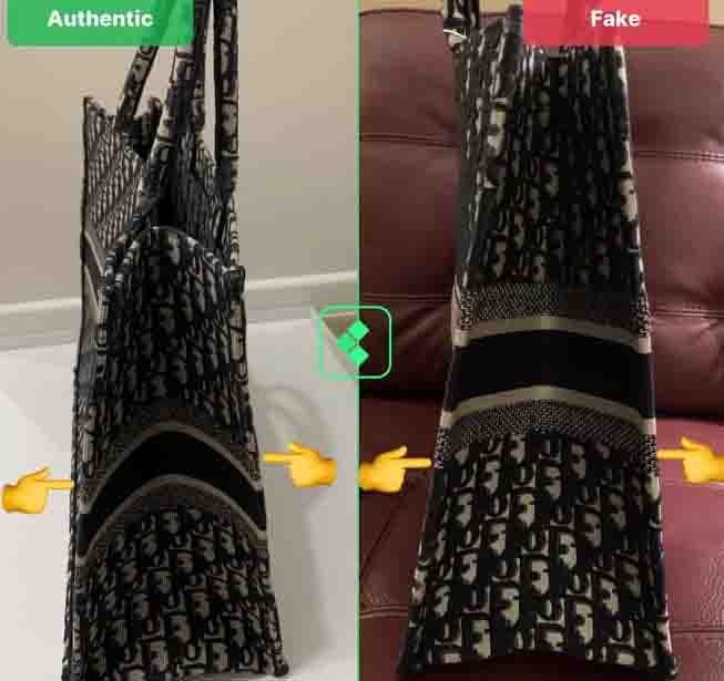 Christian Dior authentic and fake