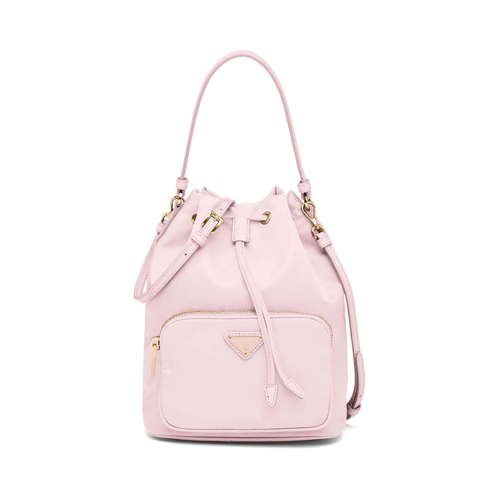 Duet Re-Nylon Bucket Shoulder Bag Alabaster Pink