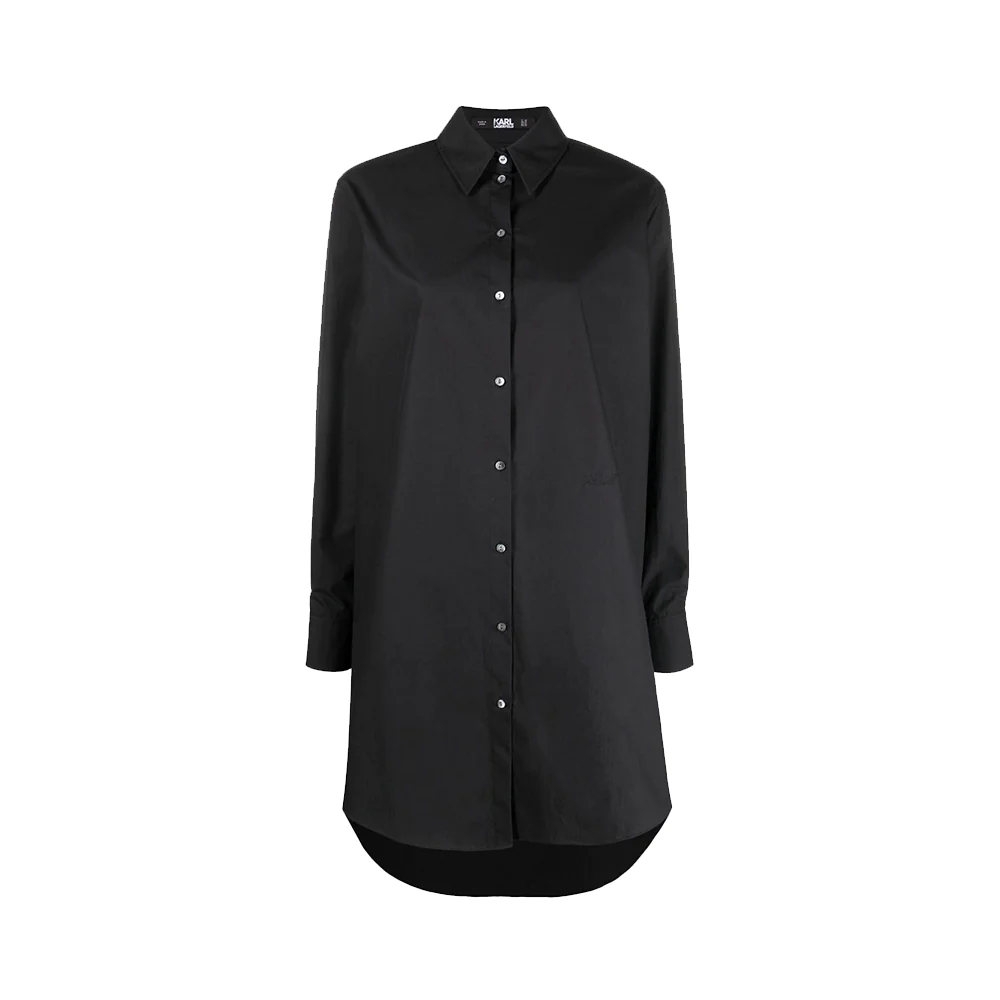 Karl Lagerfeld Ikonik 2.0 Tunic Shirt Black 