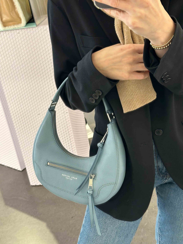 Marc Jacobs Cruiser Crescent Bag Small Stone Blue