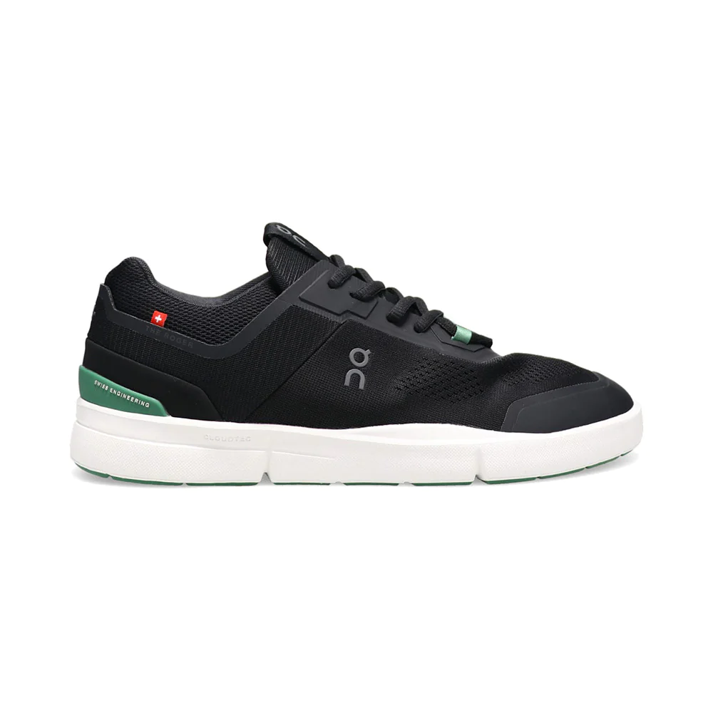 ON The Roger Spin Low-top Sneakers Black Green Men