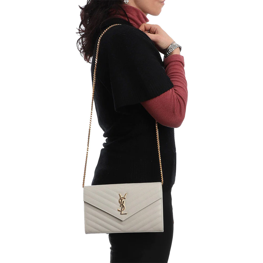Saint Laurent Woc 22cm Crema Soft Ghw