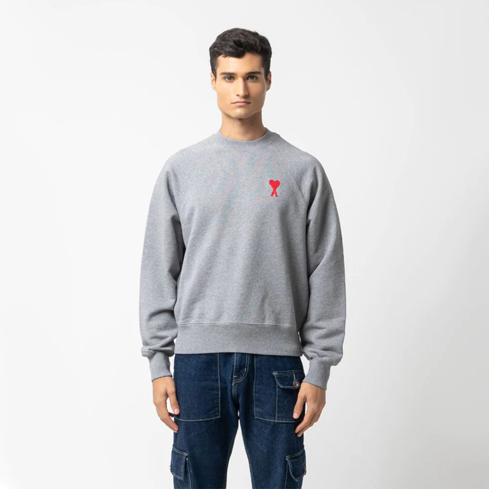 Paris De Coeur Sweatshirt Heather Grey