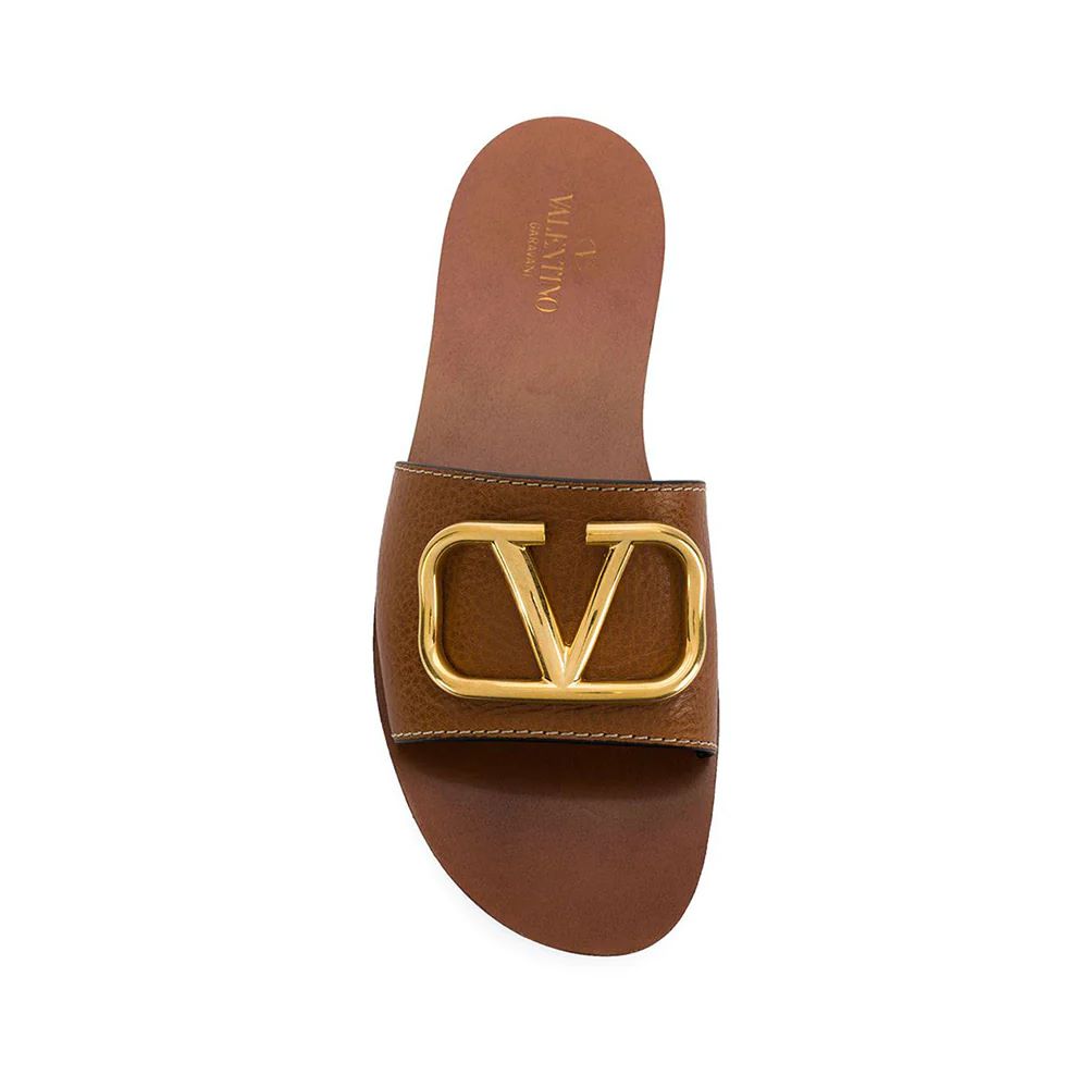 VLogo Signature Slide Sandal Brown