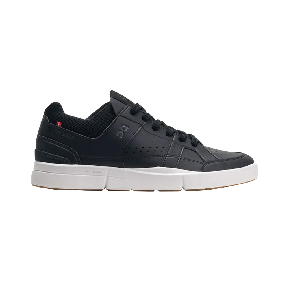 ON The Roger Clubhouse Low Top Sneakers Black White 