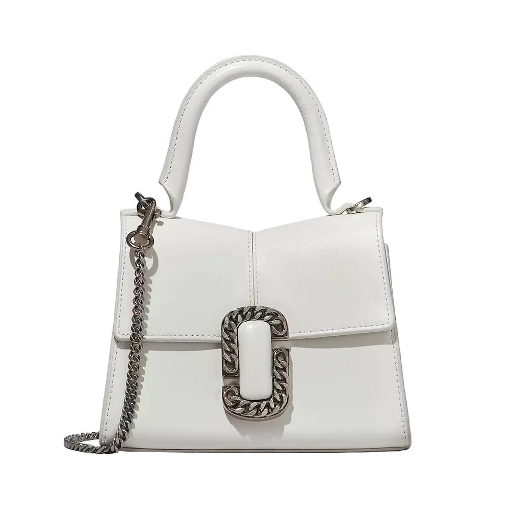 Marc Jacobs The St Marc Mini Top Handle Bag White 