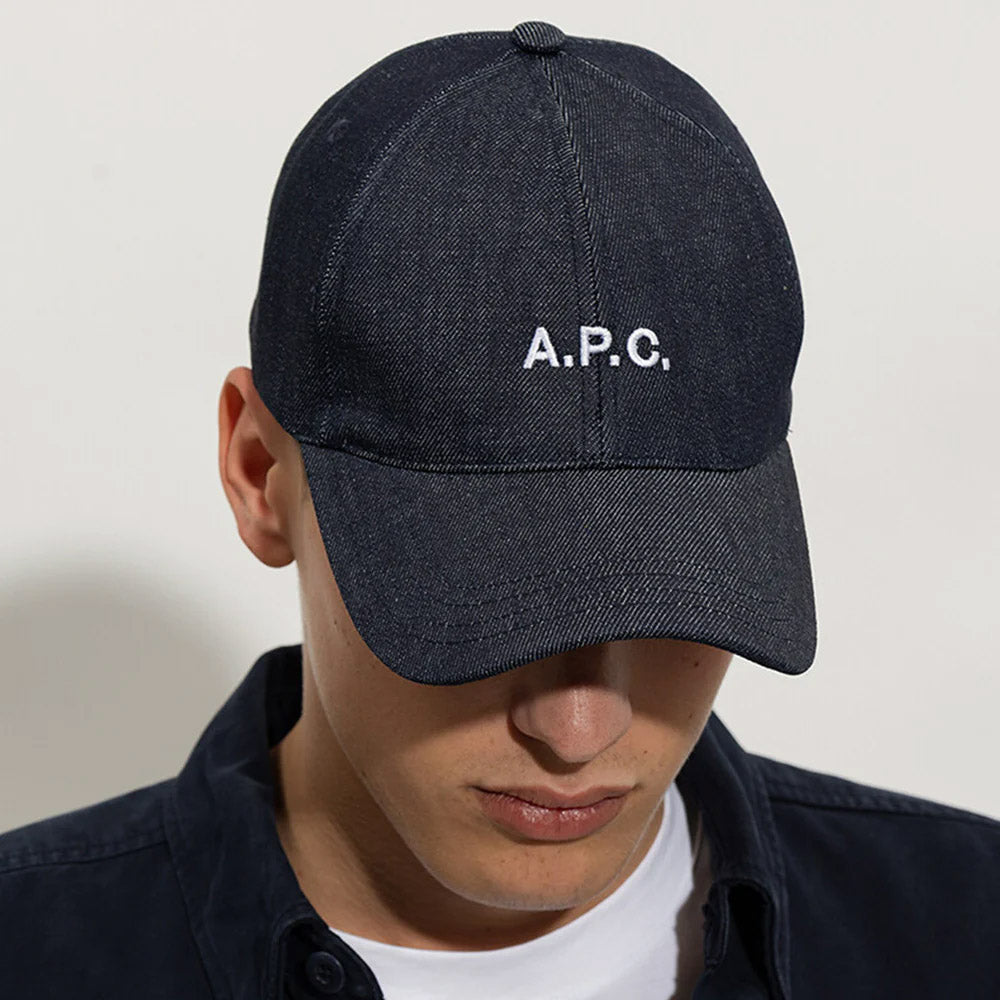 A.P.C Charlie Denim Cap Indigo