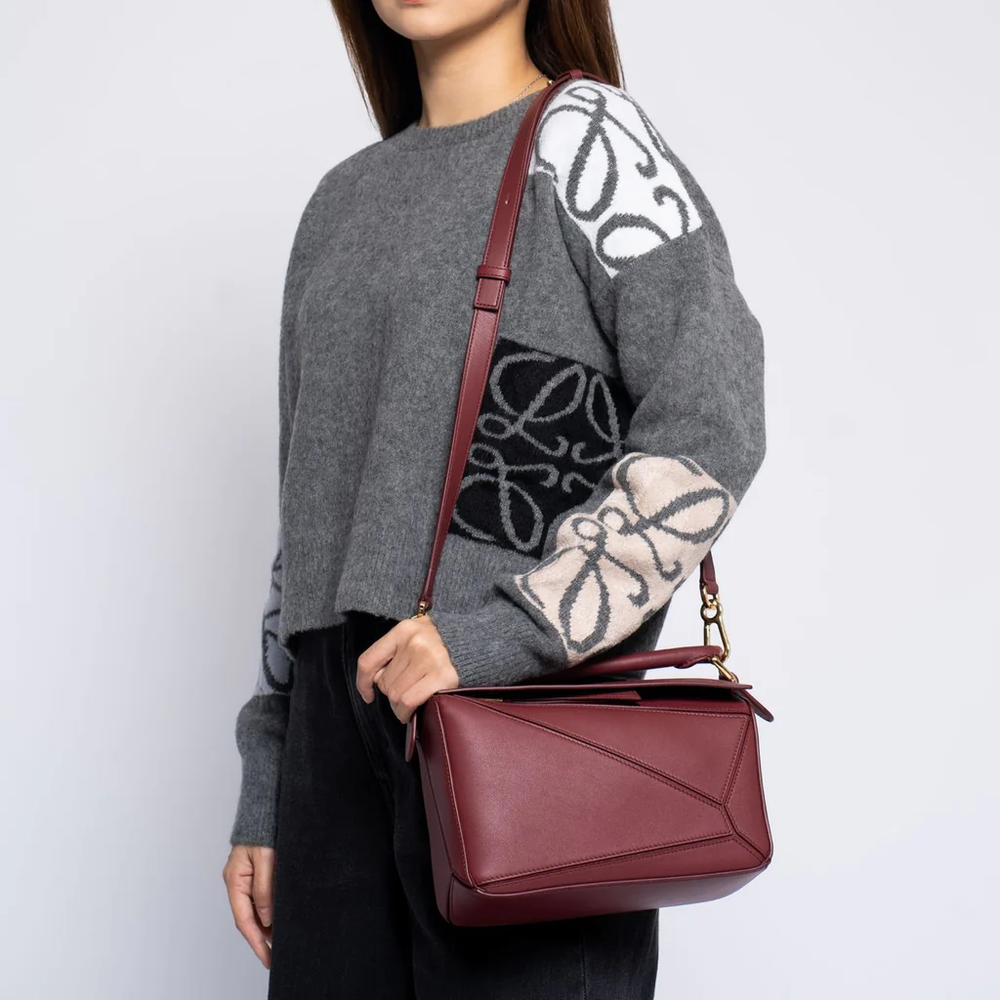Puzzle Small Bag Classic Calfskin Wild Berry 