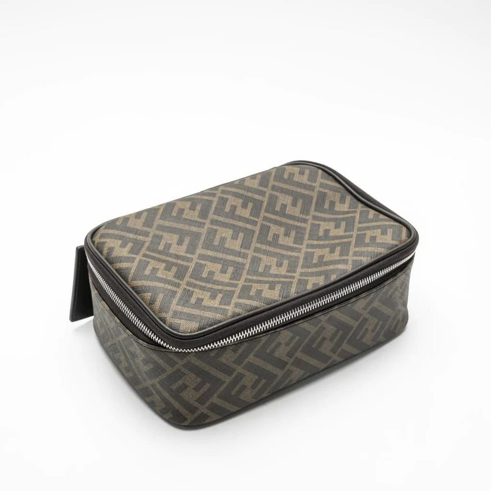 Fendi Medium Travel Organiser Bag FF Fabric Brown
