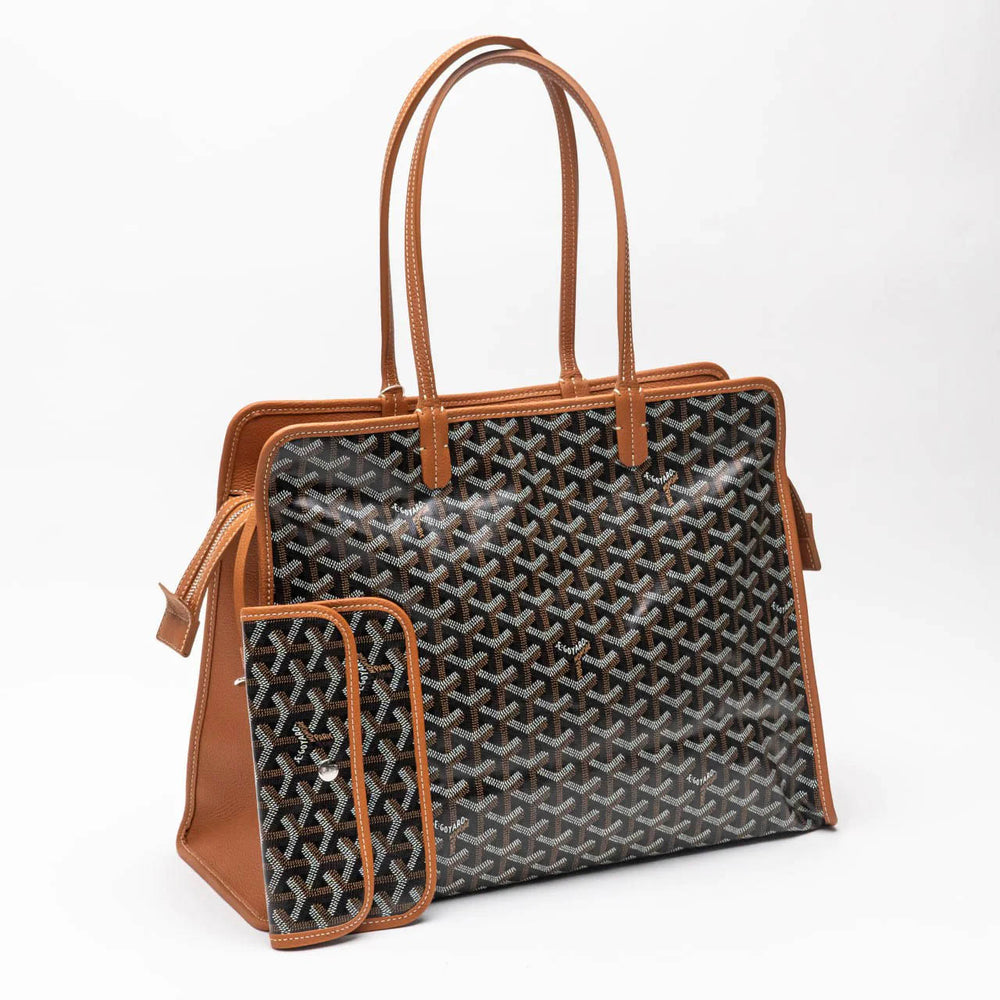 Hardy PM Tote Bag Black Tan