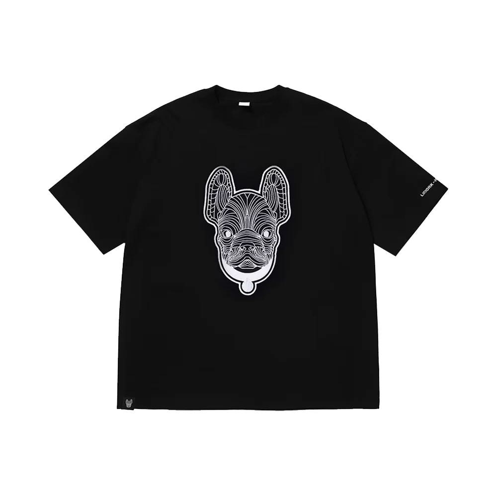 Lifework Radoc Big Wappen Oversize Tee Black | Voila.id