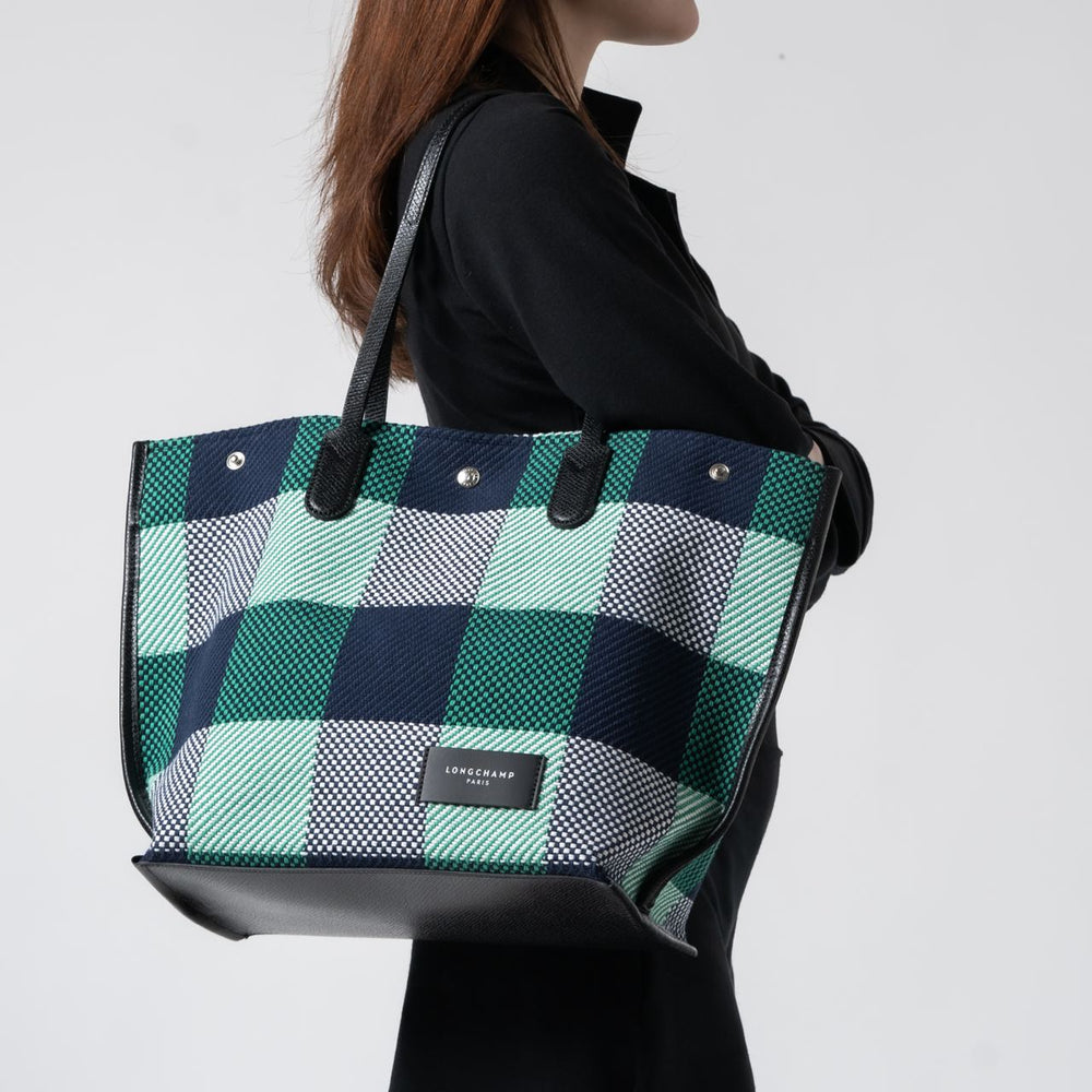 Essential Large Tote Bag Navy/Lawn