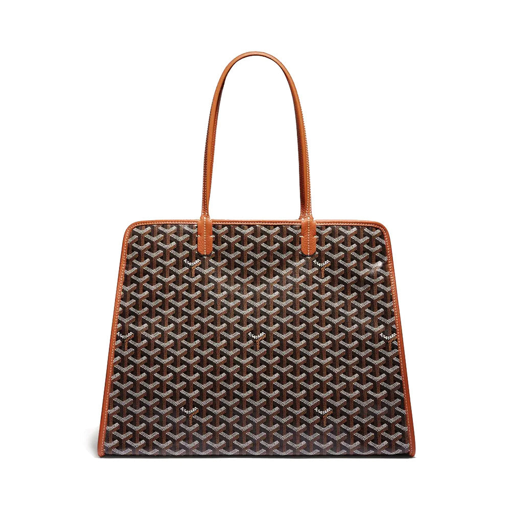 Goyard Hardy PM Tote Bag Black Tan