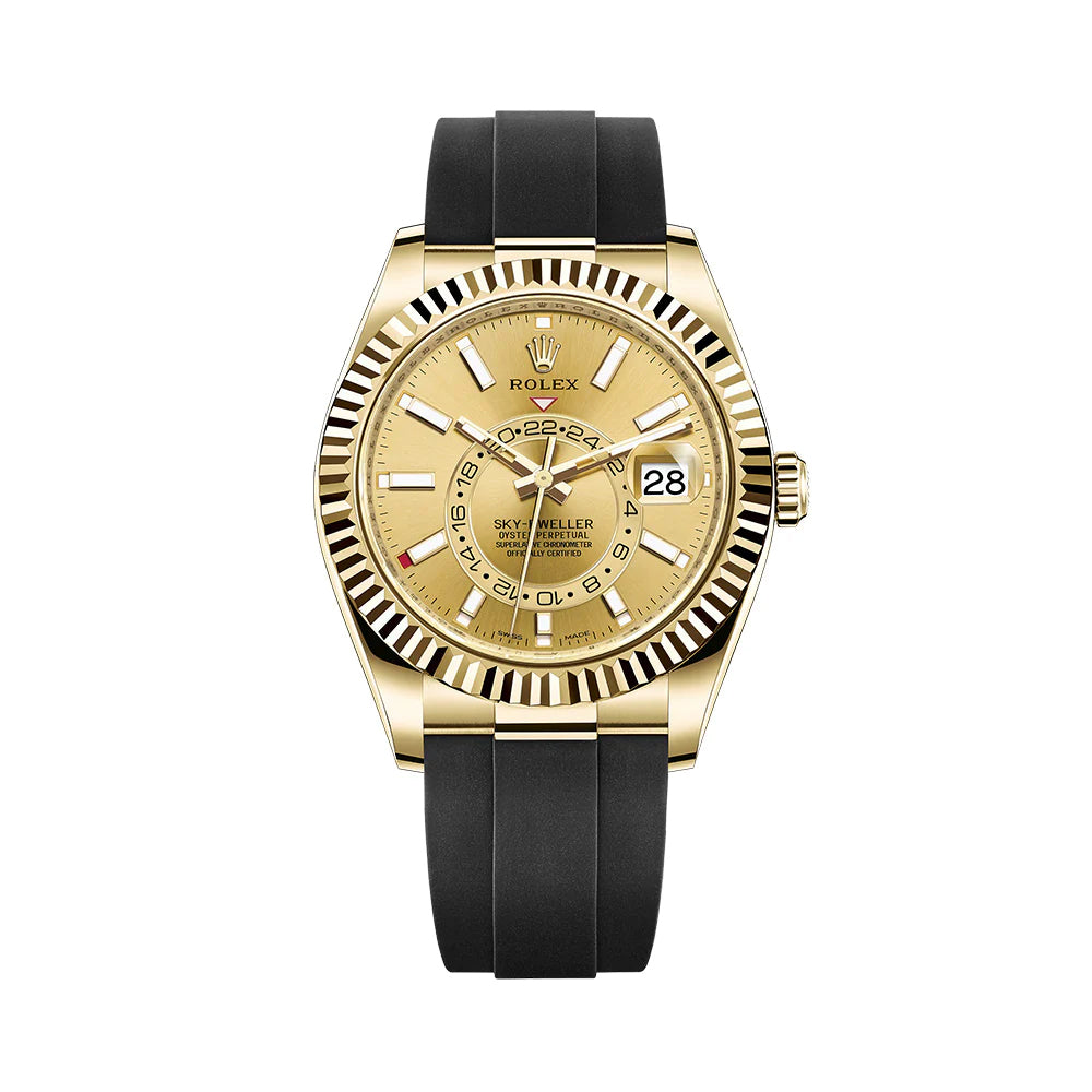 Rolex Skydweller-326238 Champagne Oysterflex