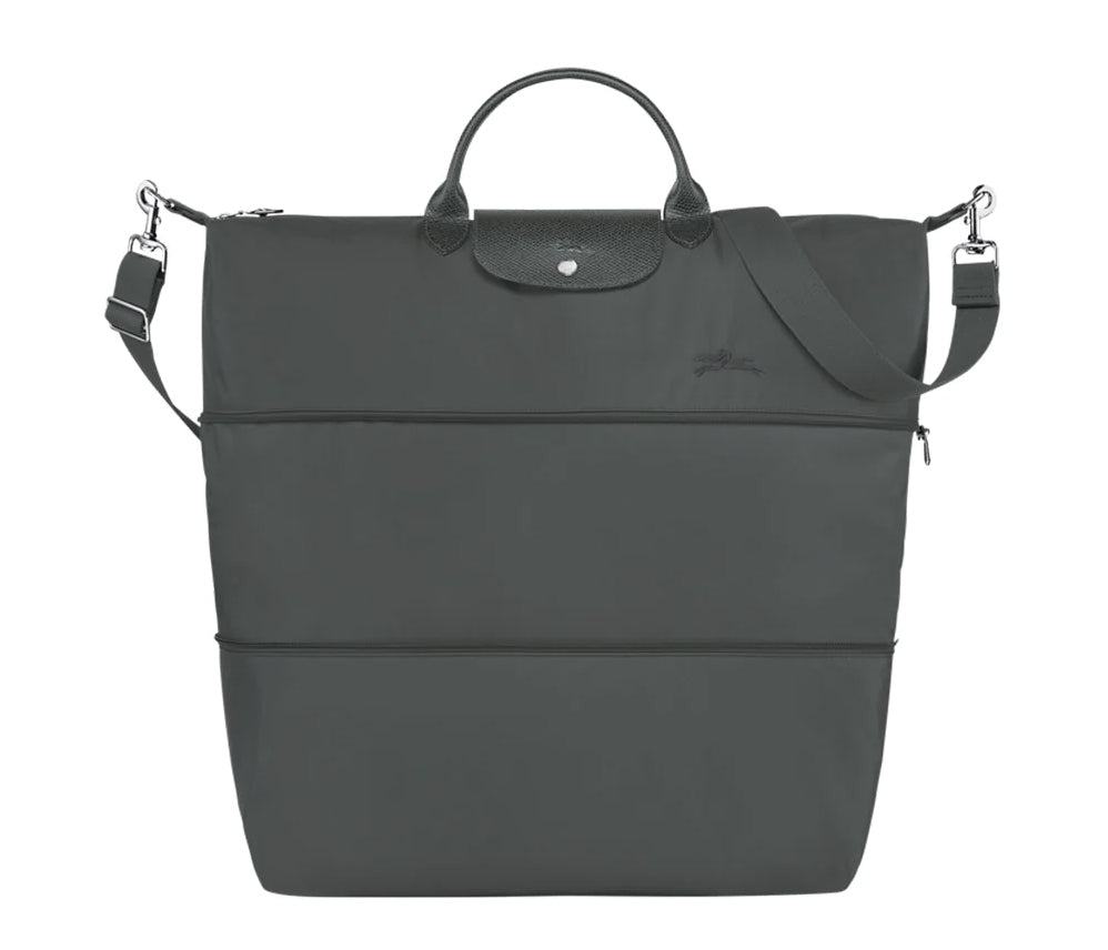 Longchamp Le Pliage Green Expandable Travel Bag Graphite 