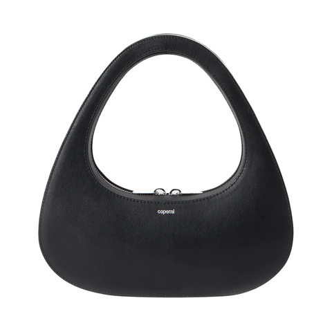 Coperni Baguette Swipe Smooth Leather Bag Black