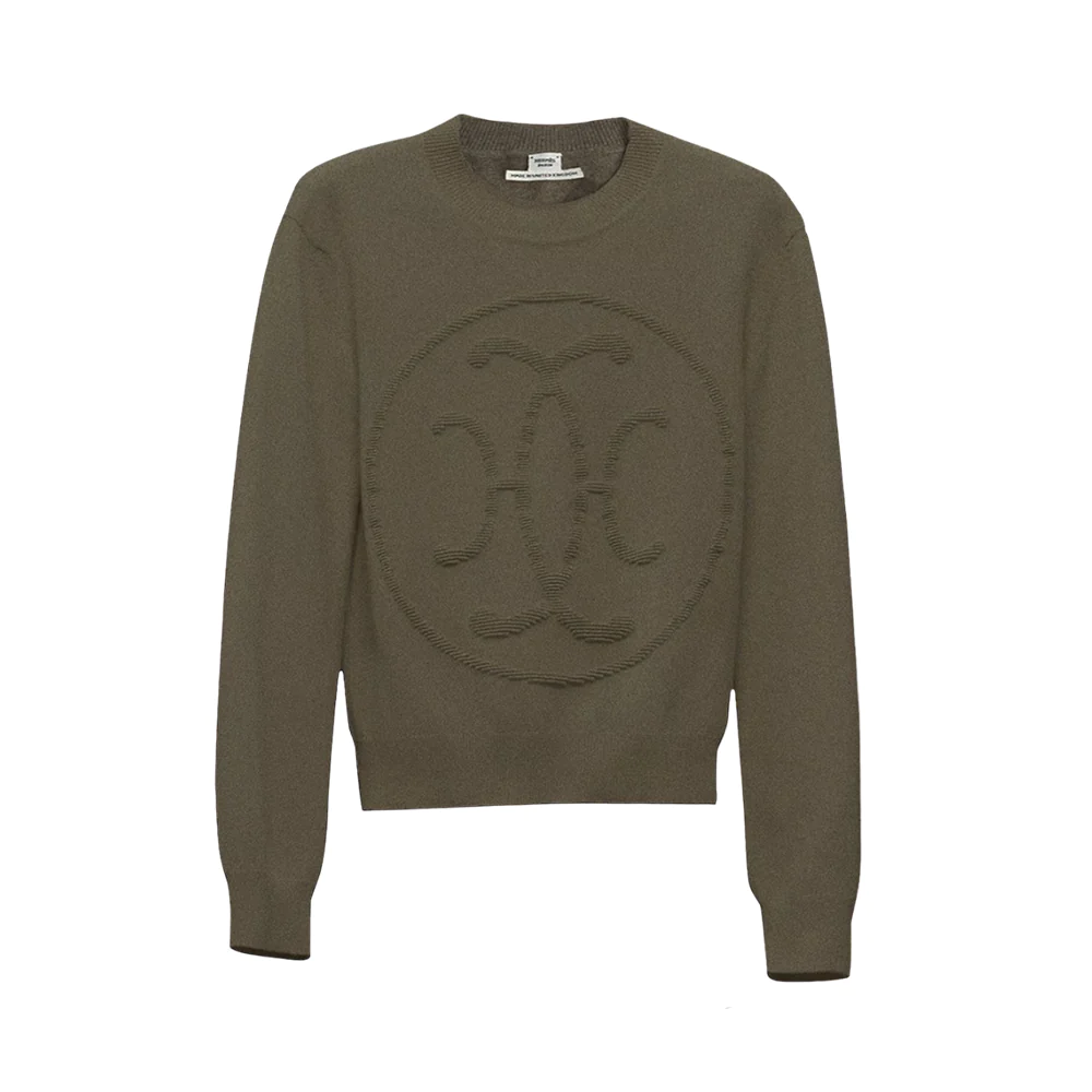 Hermès H Lift Long Sleeve Sweater Vert Toundra