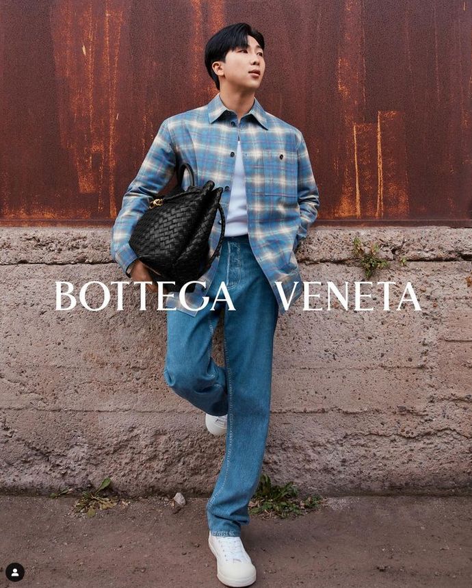 RM BTS, brand ambassador Bottega Veneta
