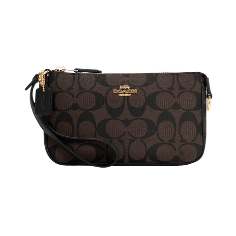 Coach Nolita 19 in Signature Canvas Brown Black