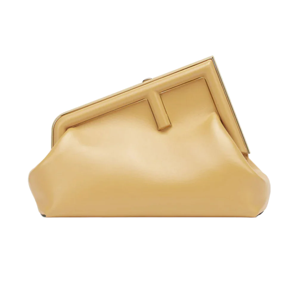 Fendi Small Model F First Bag Sand Beige Ghw