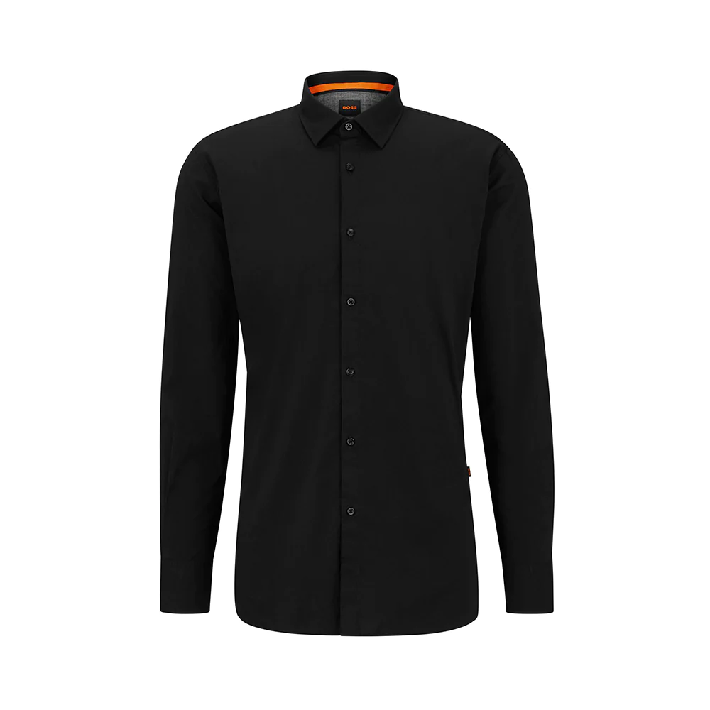 Hugo Boss Magneton 2 Poplin Shirt Black