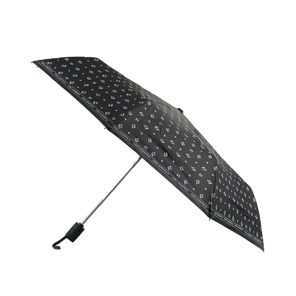 Karl Lagerfeld K/Ikonik 2.0 Medium Umbrella Black