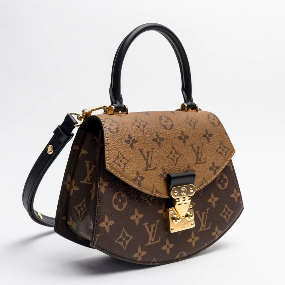 Louis Vuitton Tilsitt Handbag Monogram Reverse Coated Canvas Brown 