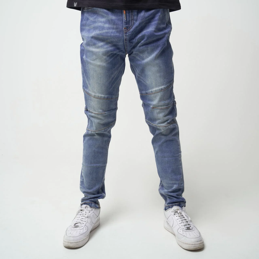 M.Blue Gnu Zipper Jeans