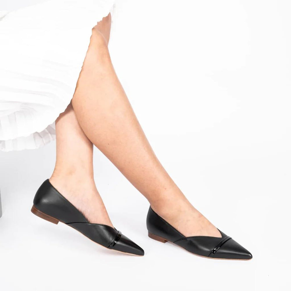 Malone Souliers Colette Flat Black 