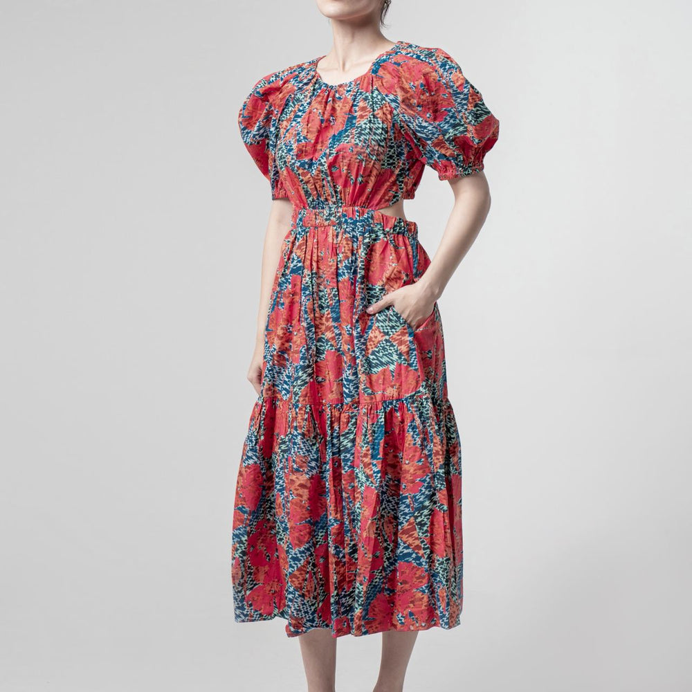 Ulla Johnson Claire Dress Flamingo