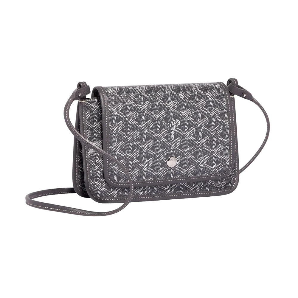 Goyard Plumet Flat Bag Grey