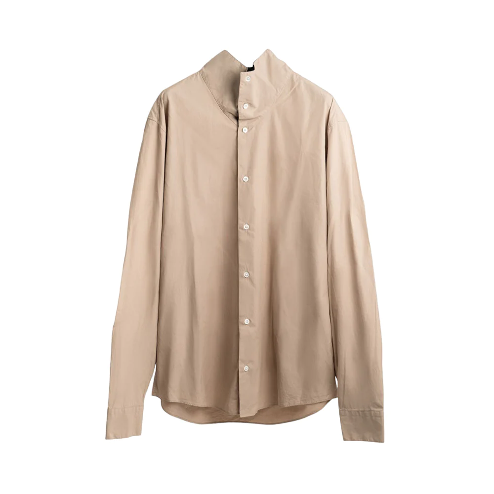 Hermès Chemise Homme Grege Clou de Selle Boutone
