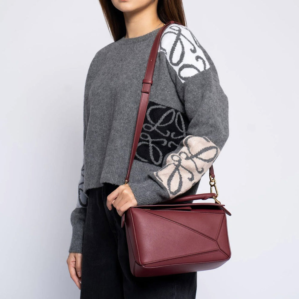 Loewe Puzzle Small Bag Classic Calfskin Wild Berry