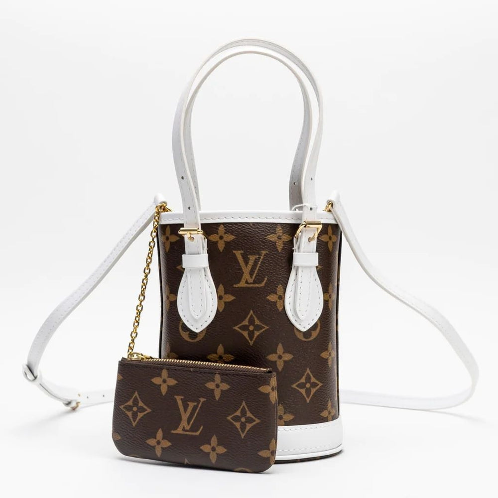 Louis Vuitton Nano Bucket Monogram Blanc