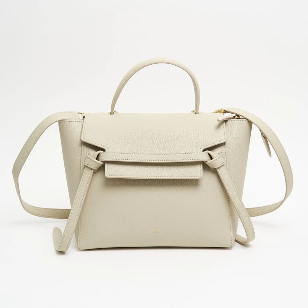 Micro Belt Bag Prussian Linen Grained
