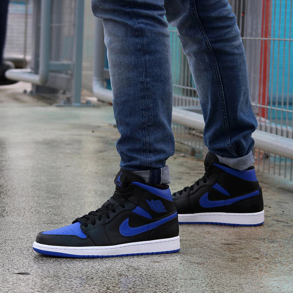 Air Jordan 1 Mid Royal Toe Men