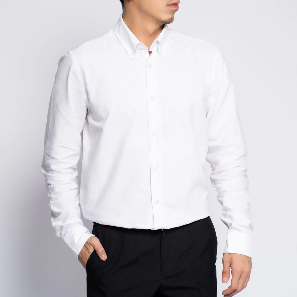 Hugo Boss Rickert Long Sleeves Shirt White