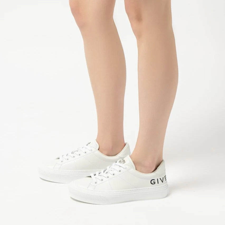 Givenchy City Sport Sneakers Leather White Women