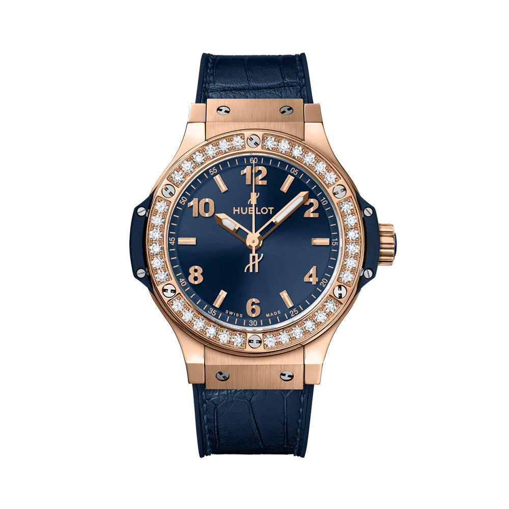 Hublot Big Bang Gold Blue Diamond