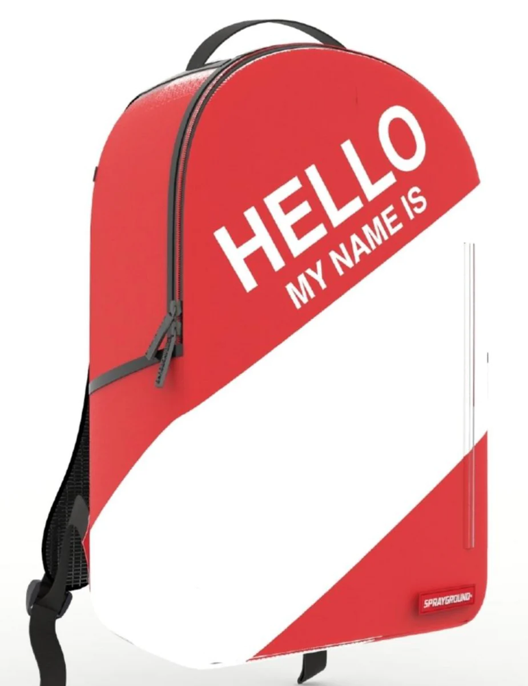 Ransel “Hello My Name Is”
