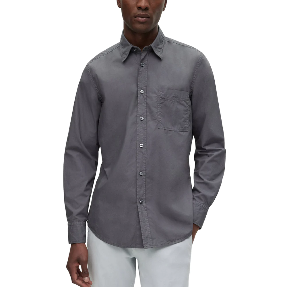 Hugo Boss Relegant_6 Long Sleeves Shirt Dark Grey