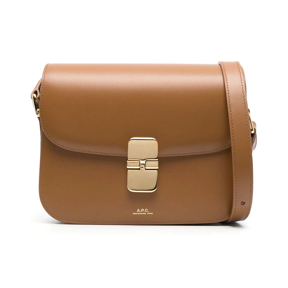 A.P.C Grace Small Shoulder Bag Light Brown