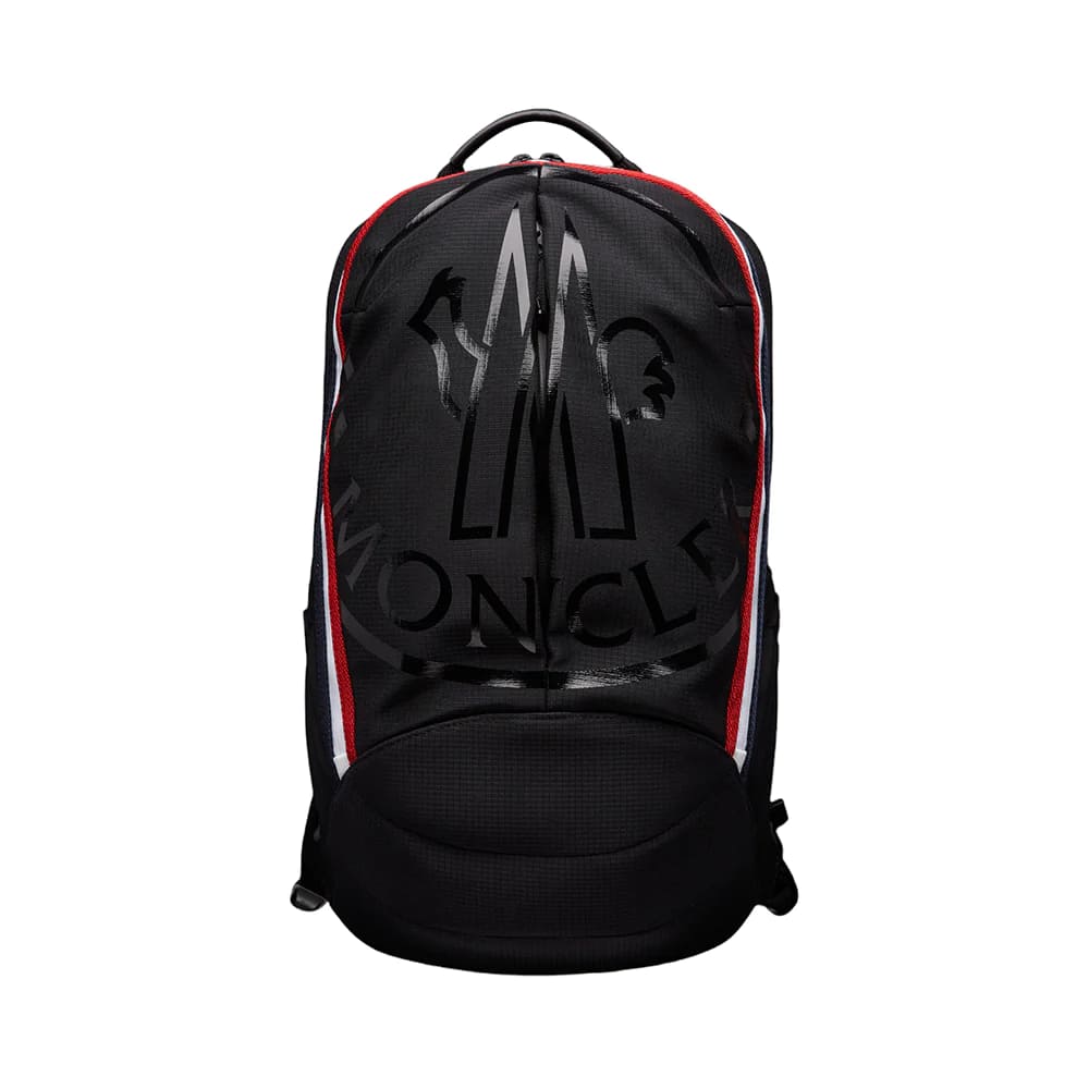 Moncler Cut Backpack Nylon Black Red White