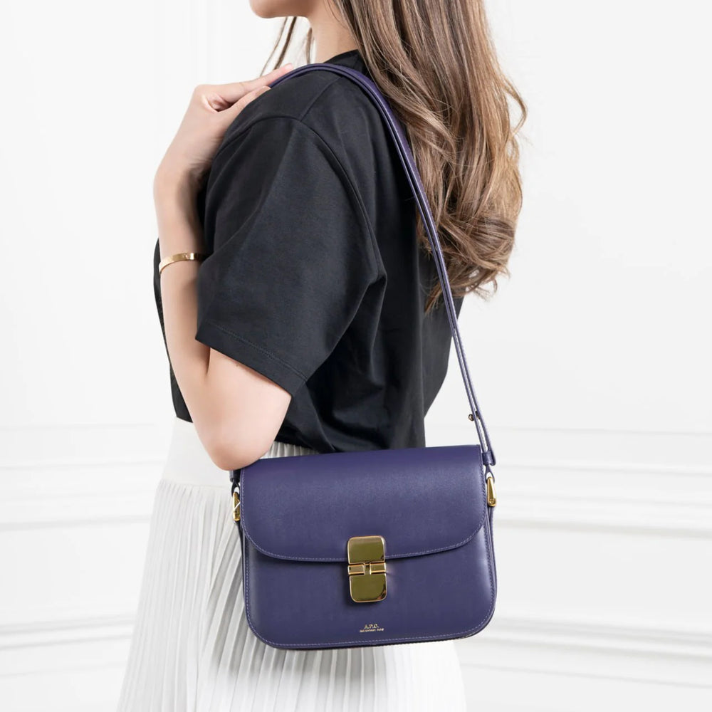 A.P.C. Grace Small Shoulder Bag Purple