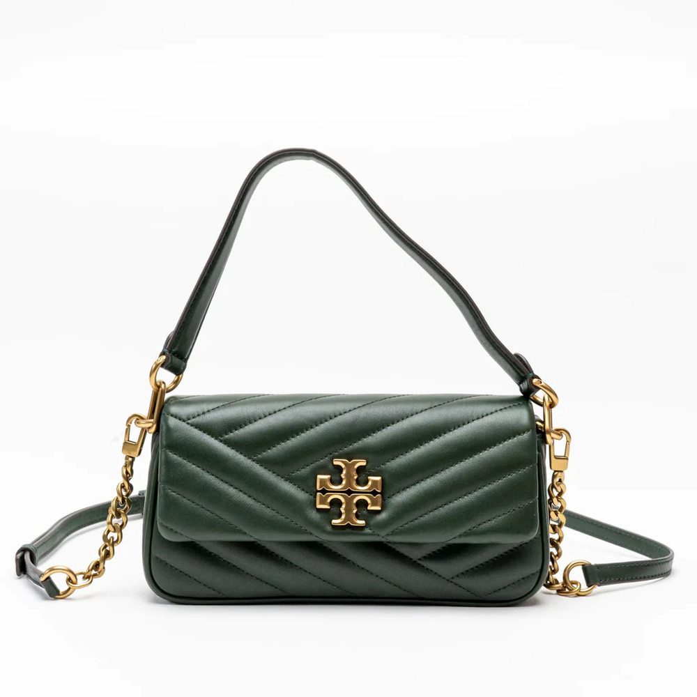 Tory Burch Kira Chevron Small Flap Shoulder Bag Sycamore 