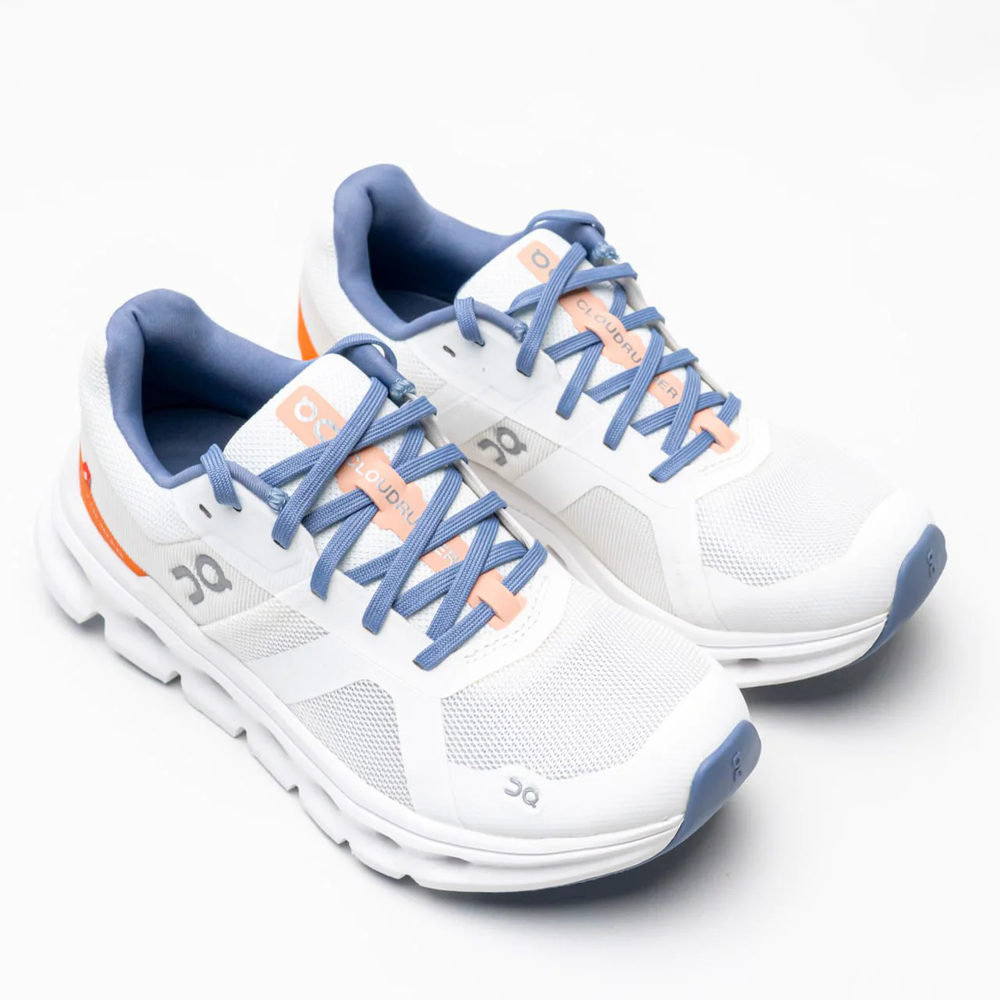 ON Cloudrunner Running Sneakers Undyed White Flame Women