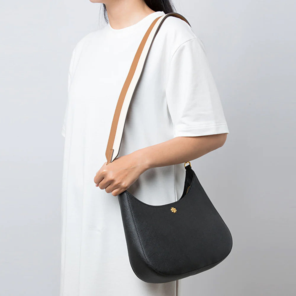 Tory Burch Emerson Swingpack Saffiano Black